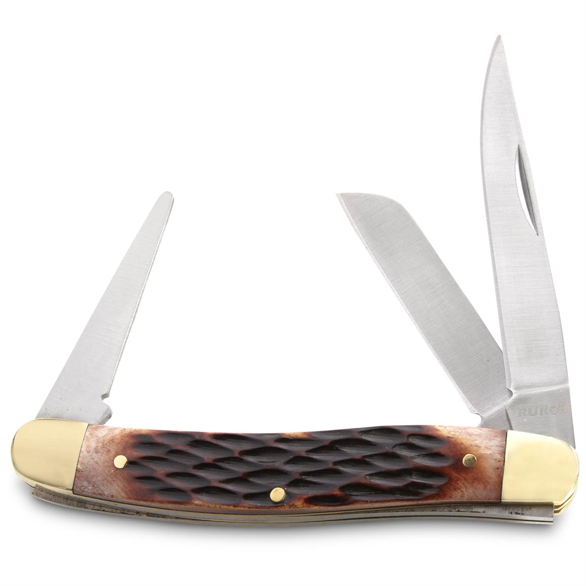 Ruko Cattleman Folding Knife, 2.75" Blade - 670690, Folding Knives at