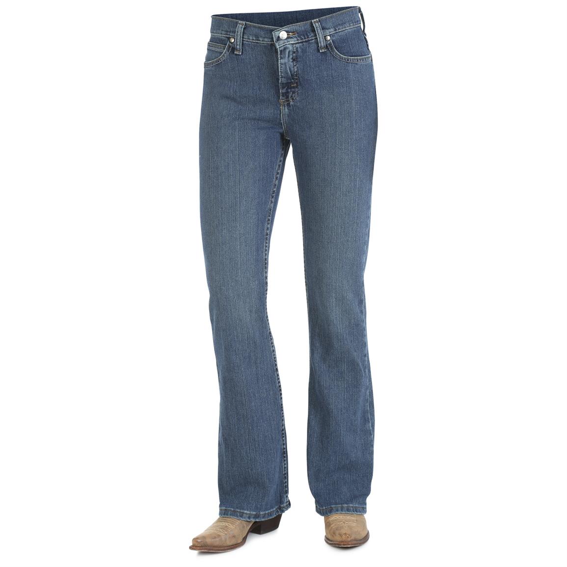 As Real As Wrangler Misses Classic Fit Boot Cut Jeans, MG Wash - 670758 ...
