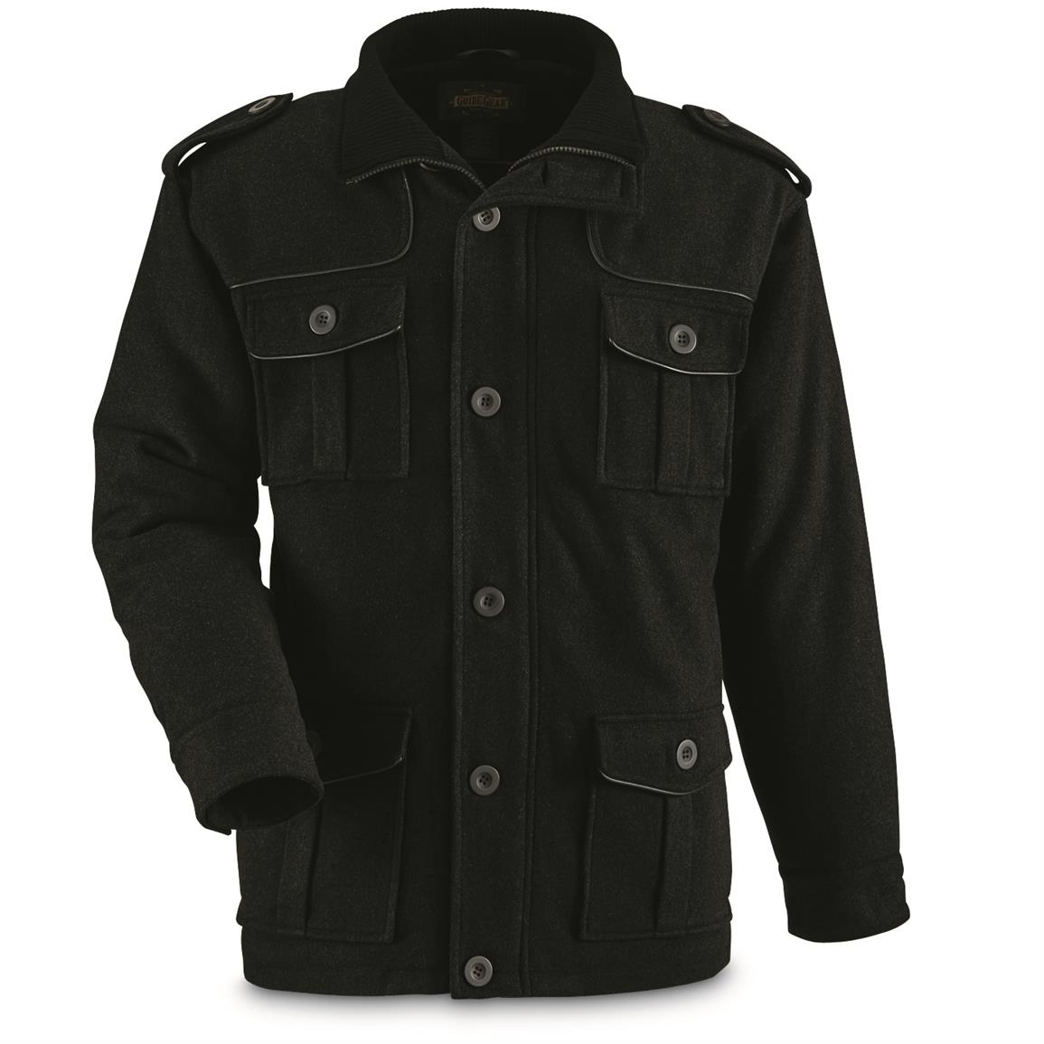 Guide Gear Men's Military Style Jacket - 671065, Uninsulated ...