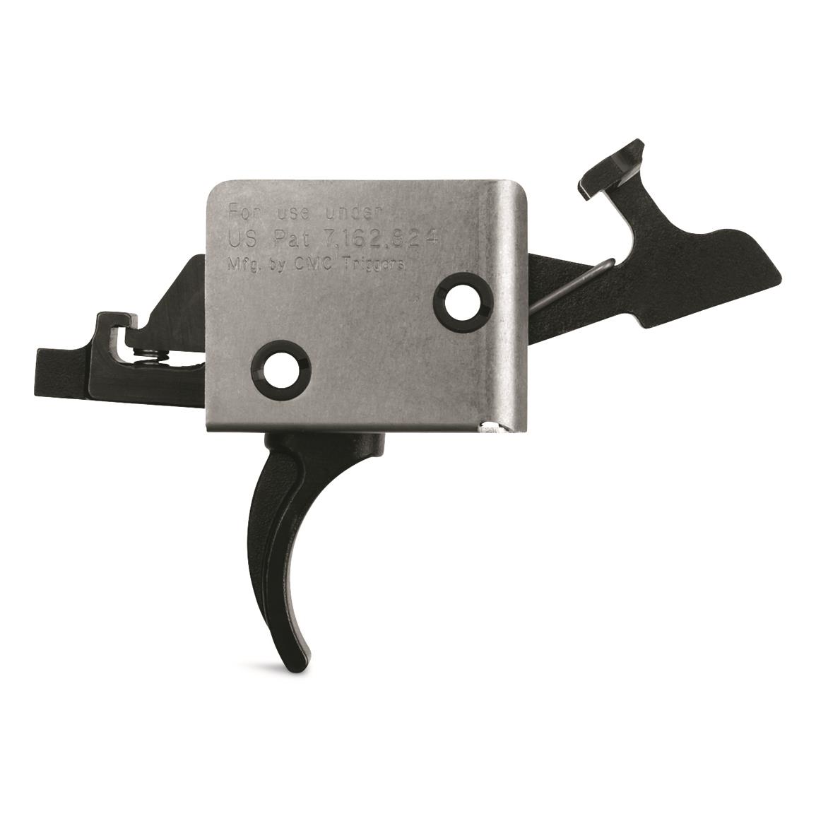 CMC Triggers AR-15 Drop-In Curved Trigger, 2-Stage Match, 2-lb./2-lb., .154" Small Pin,