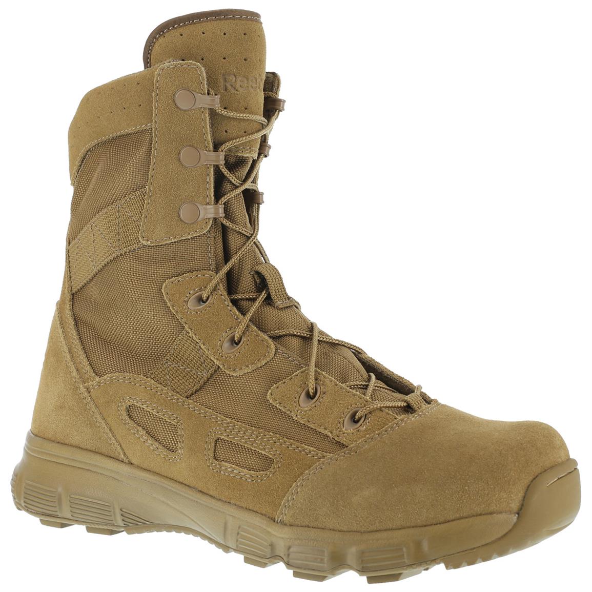 Reebok 87#34; Hyper Velocity Women's Combat Boots, Brown