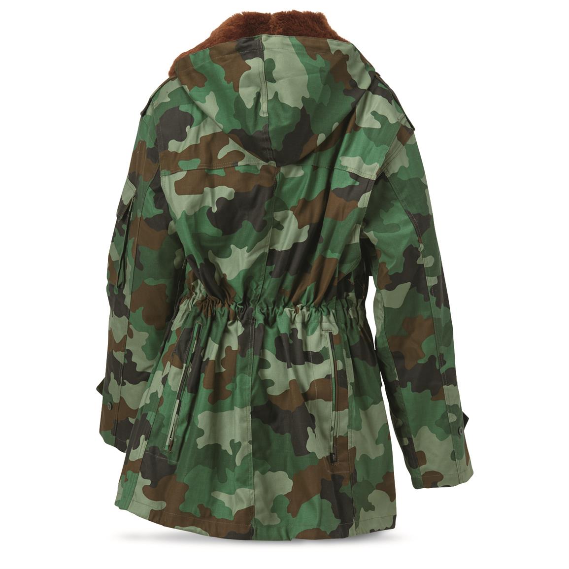 Serbian Military Surplus Parka with Liner, New - 671197, Insulated ...