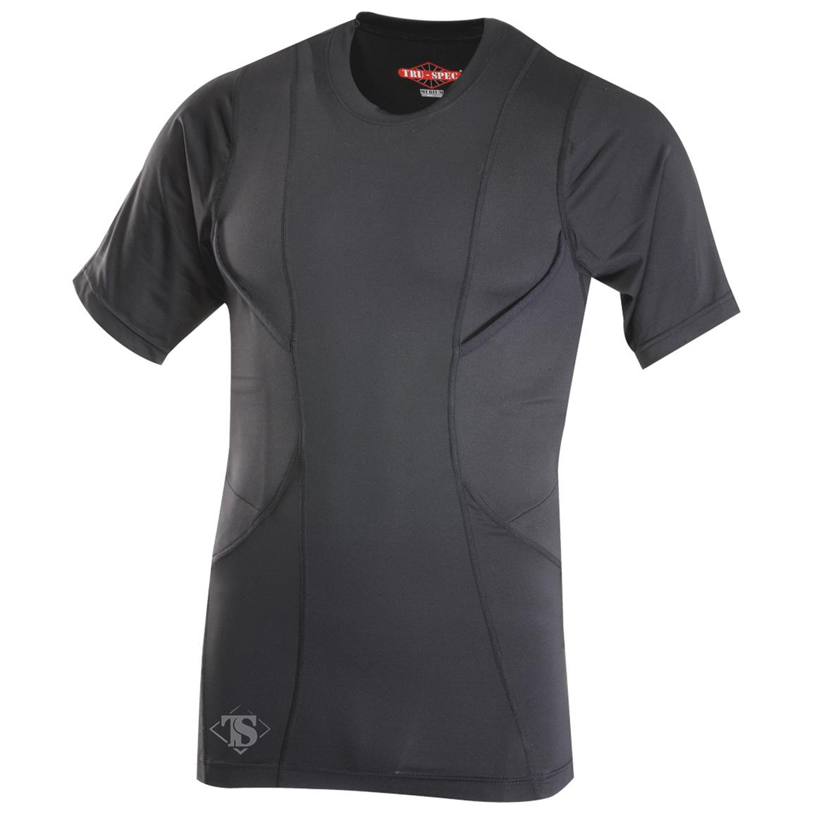 Tru-Spec Men's 24-7 Series Concealed Holster Shirt, Black