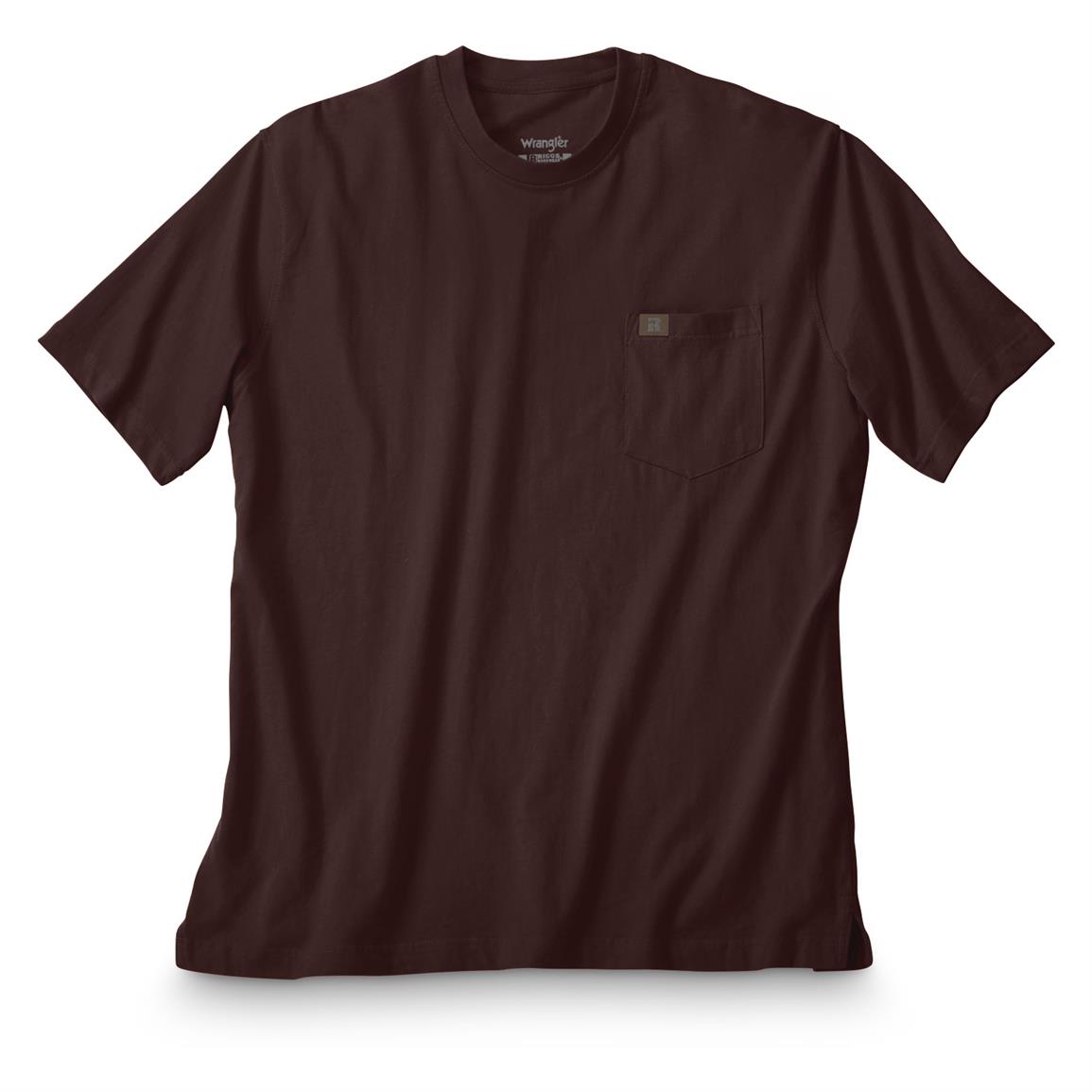 Wrangler RIGGS Workwear Men's Short Sleeve Pocket T-Shirt, 2 Pack ...