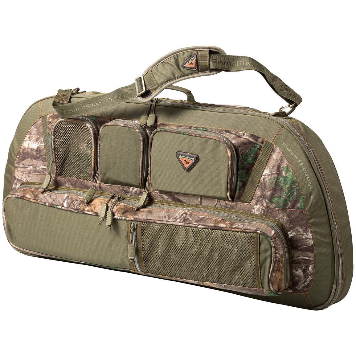 GamePlan Gear PassThrough 2 Bow Case, Lost Camo 672589, Bow Cases