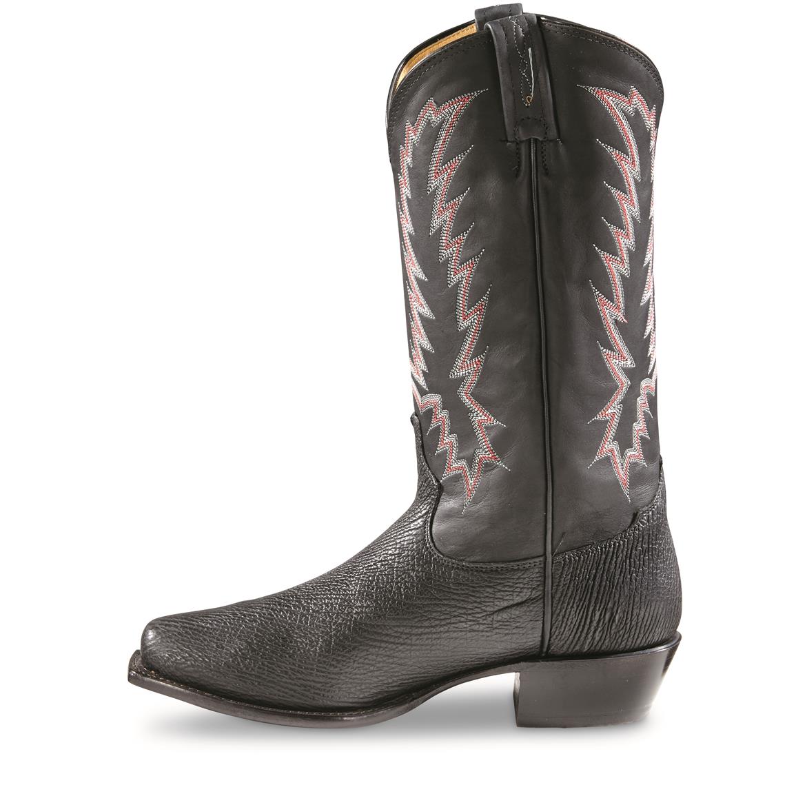 Men's Ariat Sierra Saddle Square Toe Boots, Aged Bark - 282590, Cowboy ...