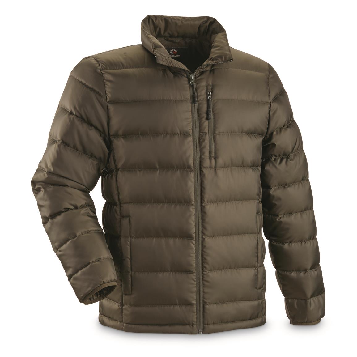 Guide Gear Men's Down Jacket - 673942, Insulated Jackets & Coats at ...