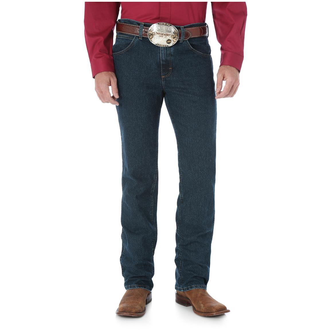 Wrangler Men's Premium Performance Advanced Comfort Cowboy Cut Slim Fit ...