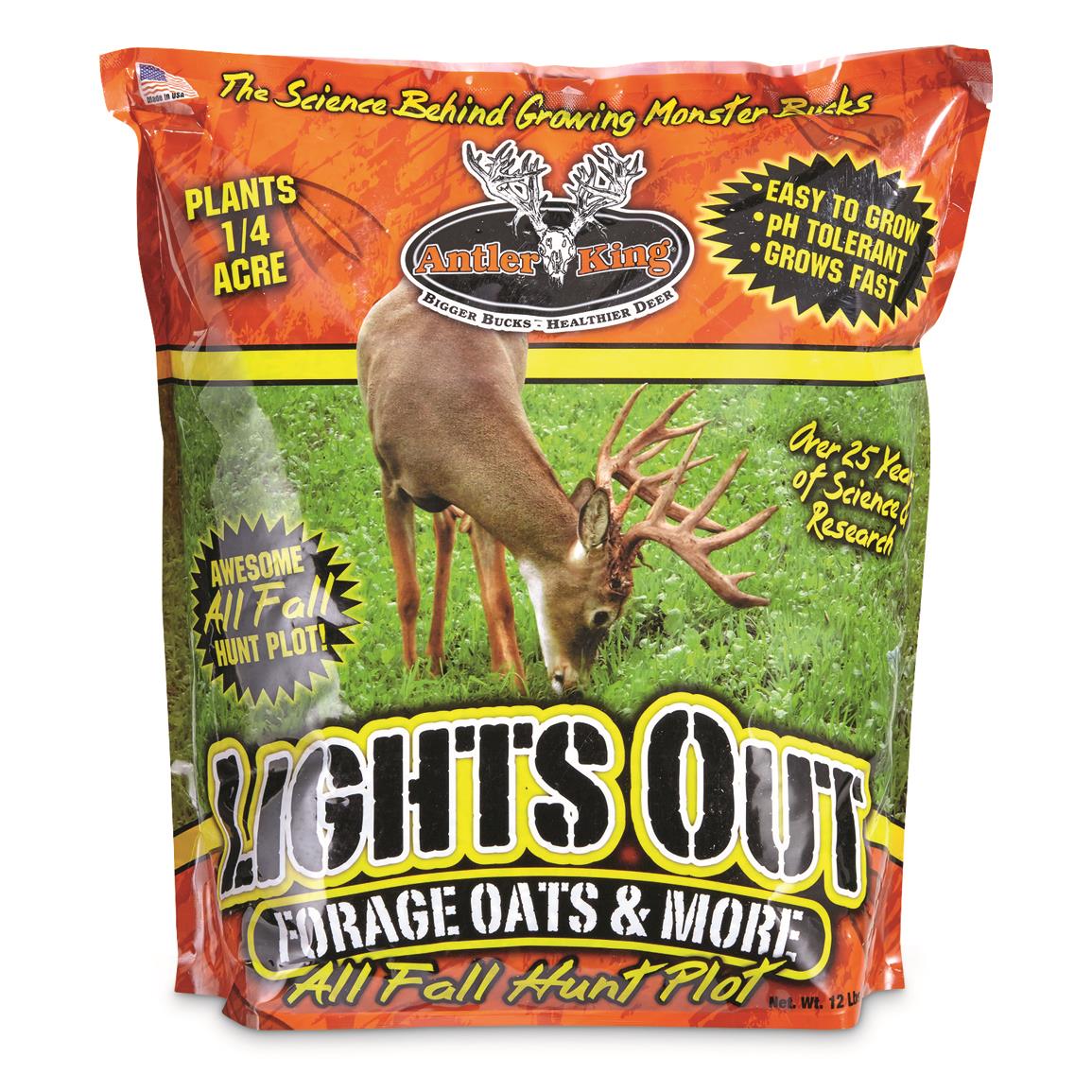Antler King Lights Out Forage Oats &amp; More, 12 Pounds