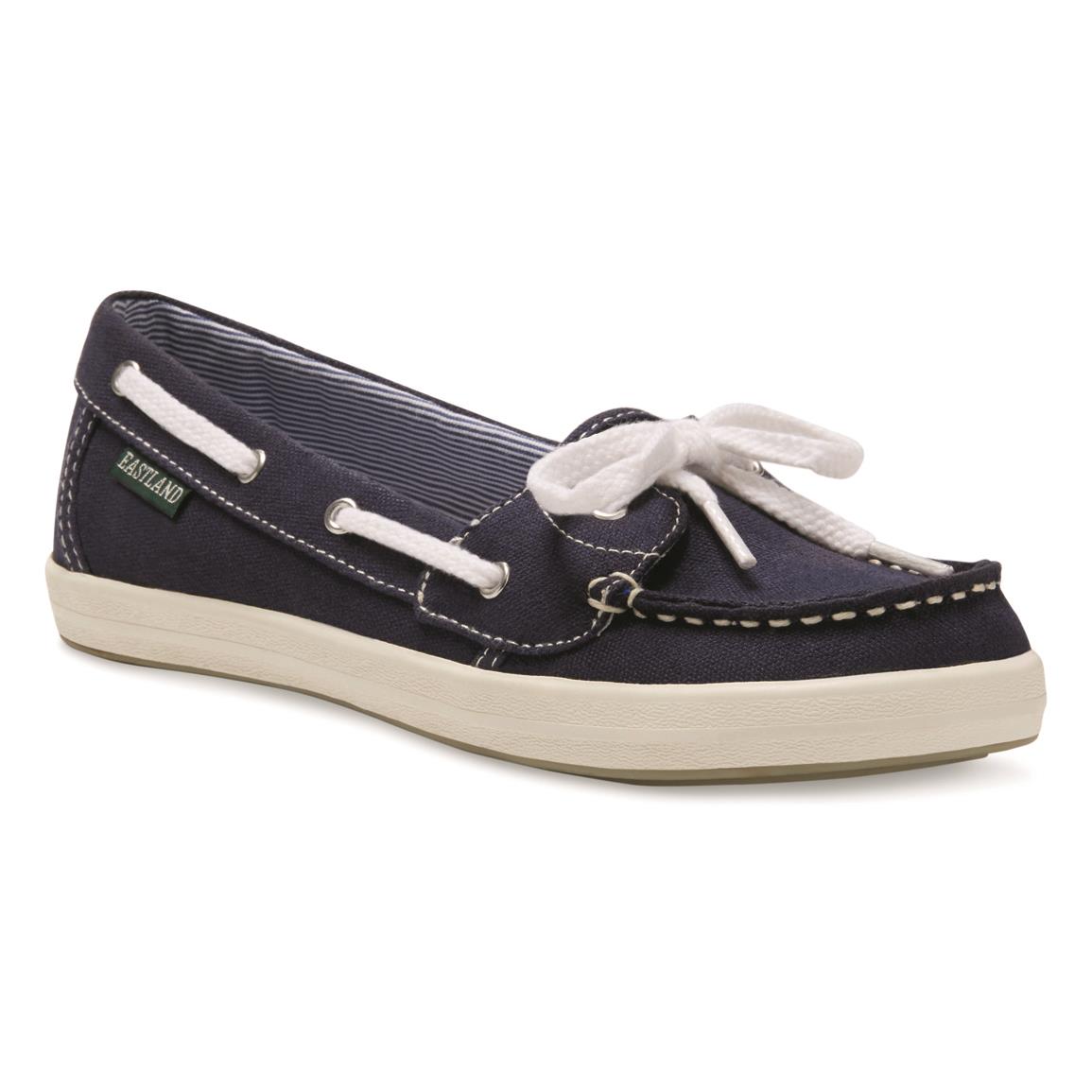 Eastland Women's Skip Canvas Slip-On Boat Shoes - 674358, Boat & Water ...