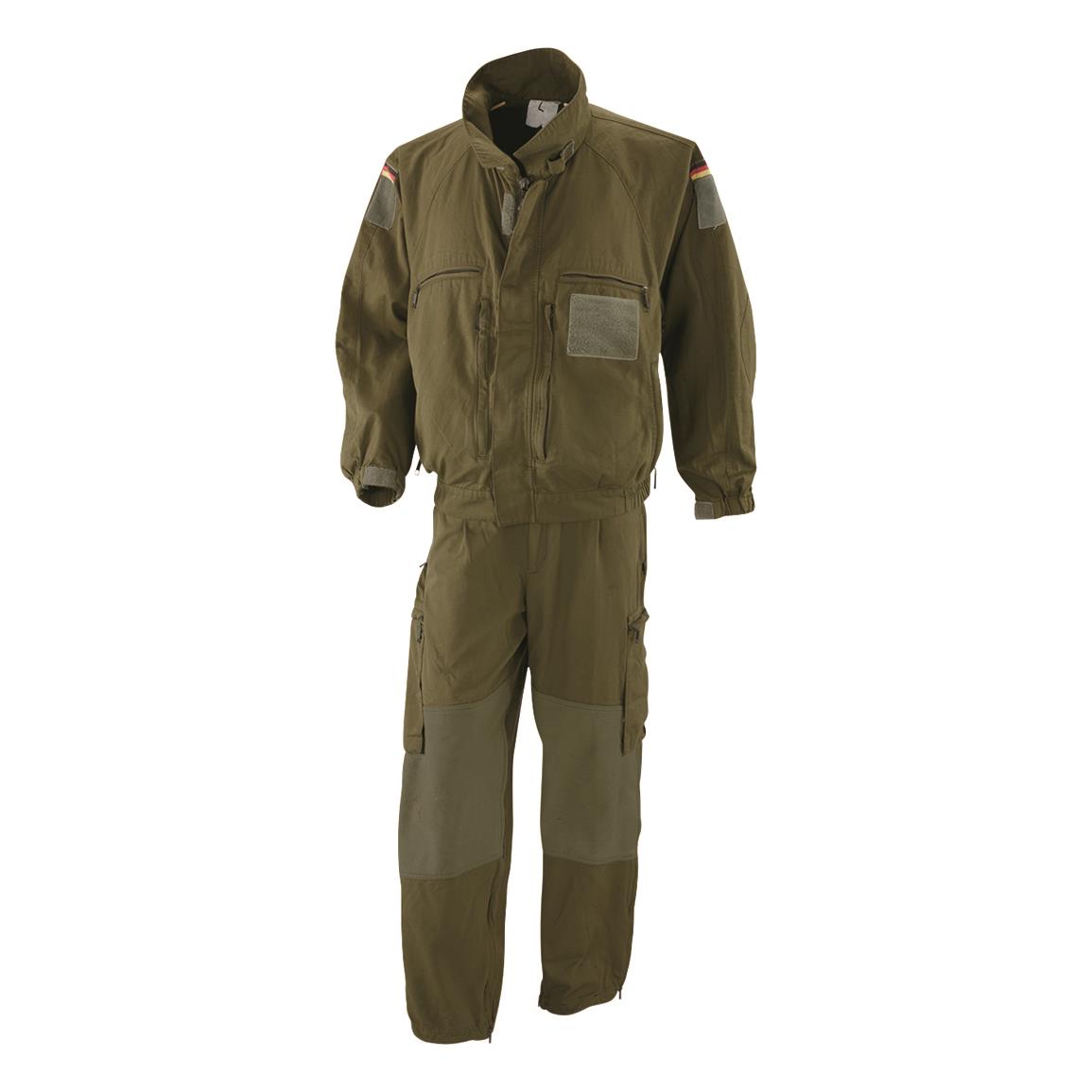 German Military Surplus Paratrooper Jacket and Pants, New