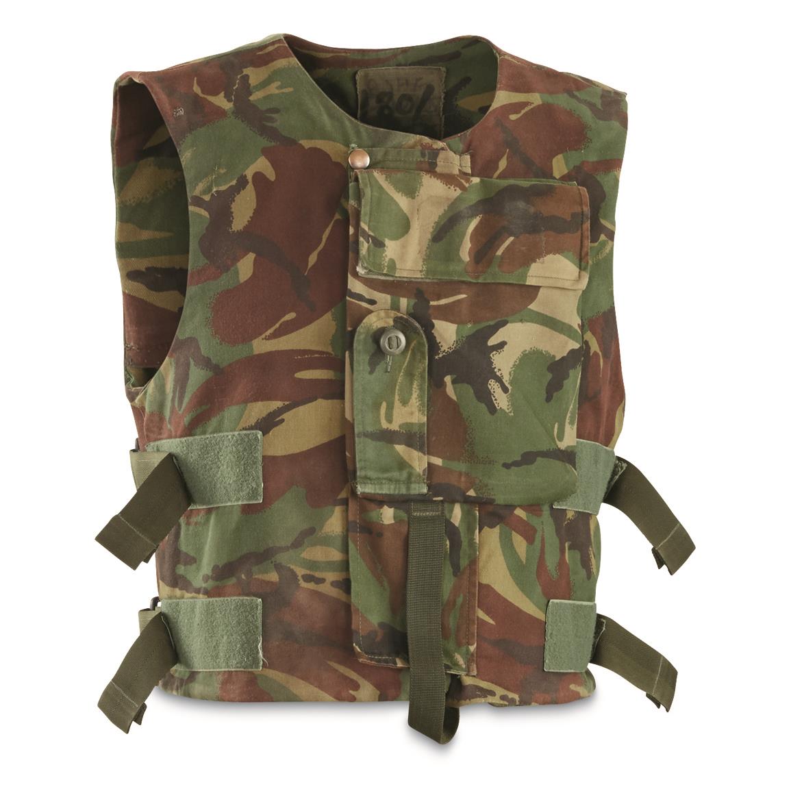 British Military Surplus Plate Vest, DPM Camo, Like New - 674428 ...