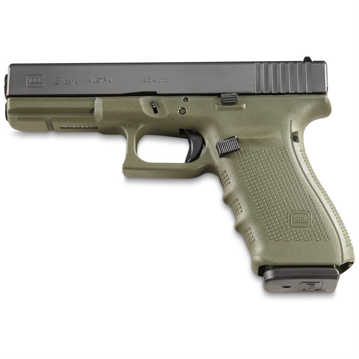 Glock 21 Gen 4, Semi-Automatic, .45 ACP, 4.60" Barrel, 13 