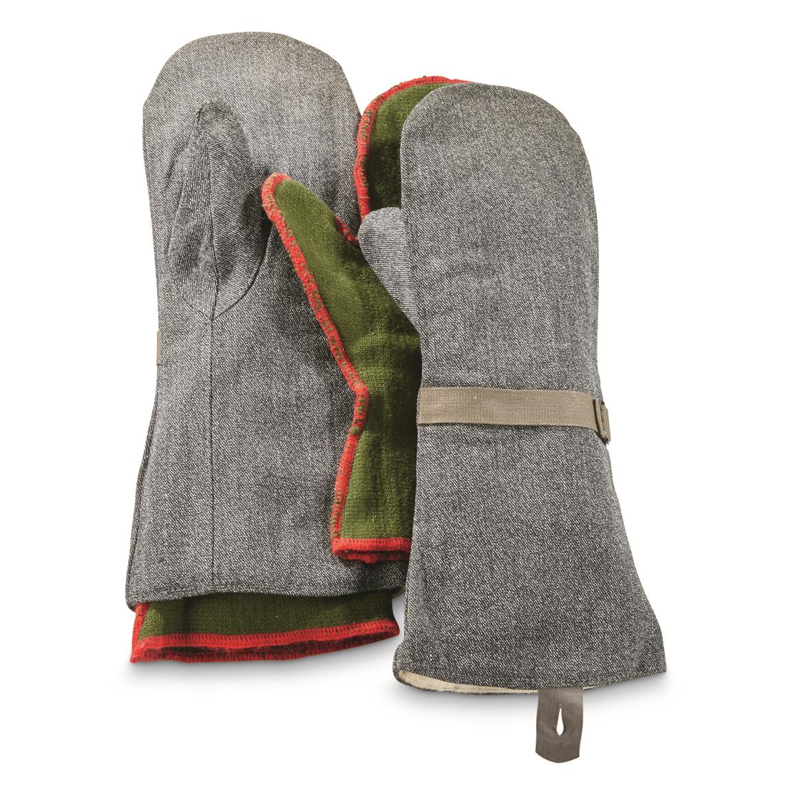 NATO Military Surplus Mittens w/Liner, 2 Pack, New 674532, Military