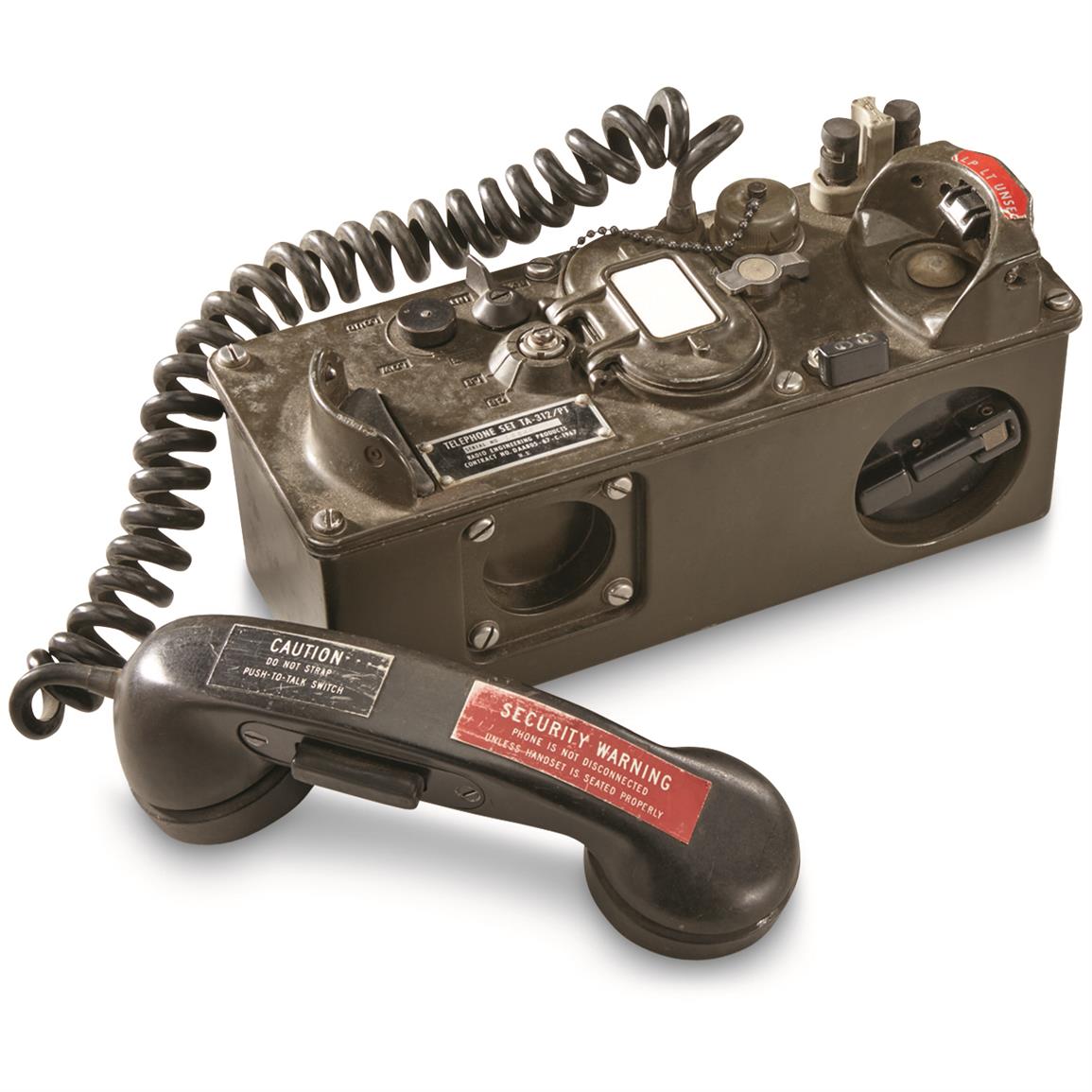 U.S. Military Surplus TA-312 PT Field Phone, Used