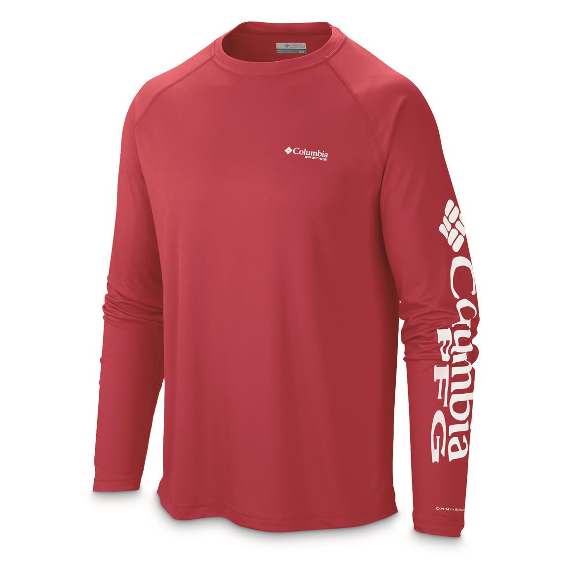 Columbia Men's PFG Terminal Tackle Long Sleeve Shirt - 675683, T-Shirts ...