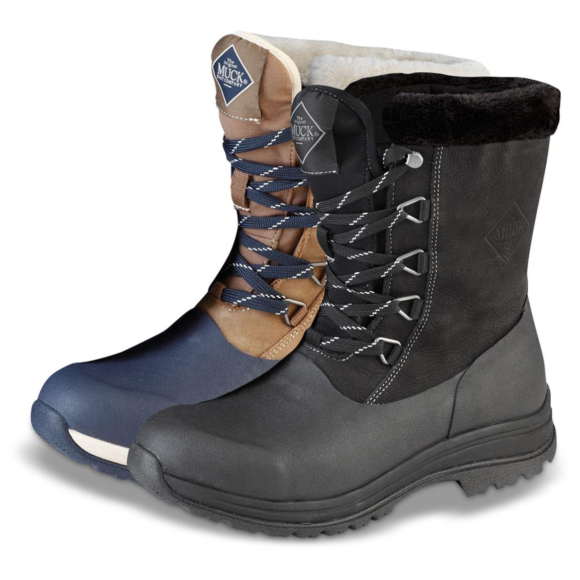 Muck Boot Women's Arctic Apres Lace Winter Boots - 675727, Rubber ...