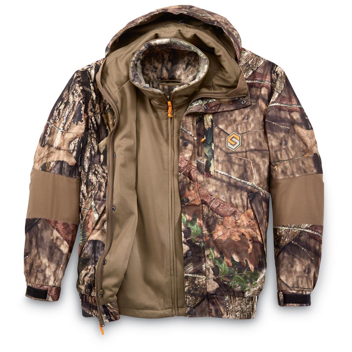 ScentLok Men's Cold Blooded 3-In-1 Hunting Jacket - 675943, Camo ...