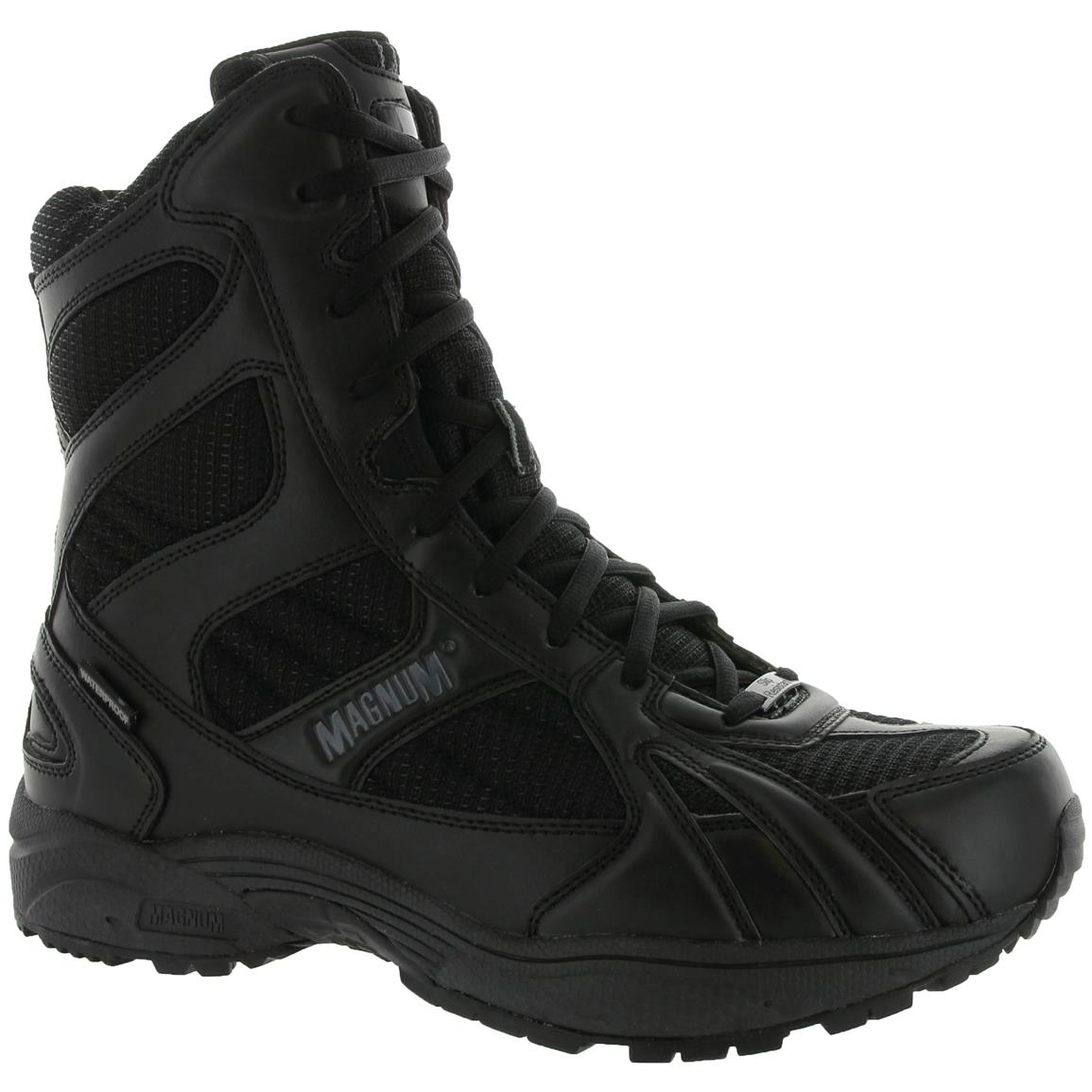 Magnum Men's M.U.S.T. 8.0 Side Zip Waterproof Tactical Boots - 676304 ...
