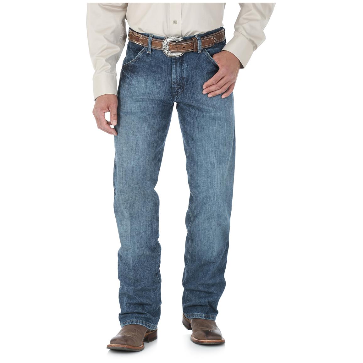 Men's Wrangler® Rugged Wear Straight Fit Jeans, Denim - 220046, Jeans ...