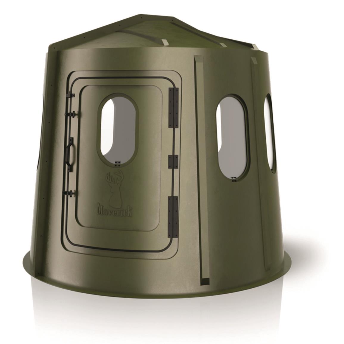 Maverick Blinds Six-Shooter Blind - Green w/Clear Windows