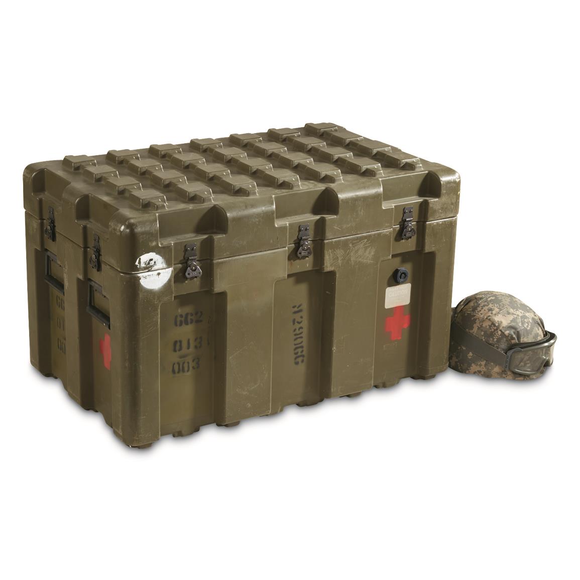 Us Military Surplus Storage Container Case Used 676516 Storage