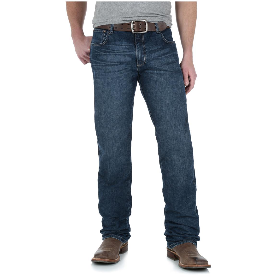 Wrangler Retro Slim Fit Straight Leg Jeans - 676599, Jeans & Pants at ...