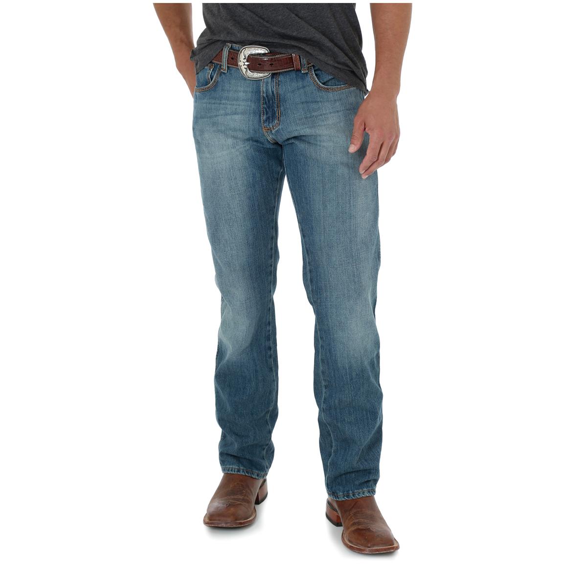 Wrangler Retro Slim Fit Straight Leg Jeans - 676599, Jeans & Pants at ...