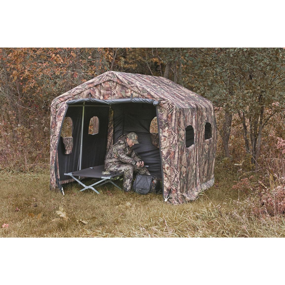 Guide Gear Camo Hunting Shed, 8' x 8' - 676603, Sheds at 