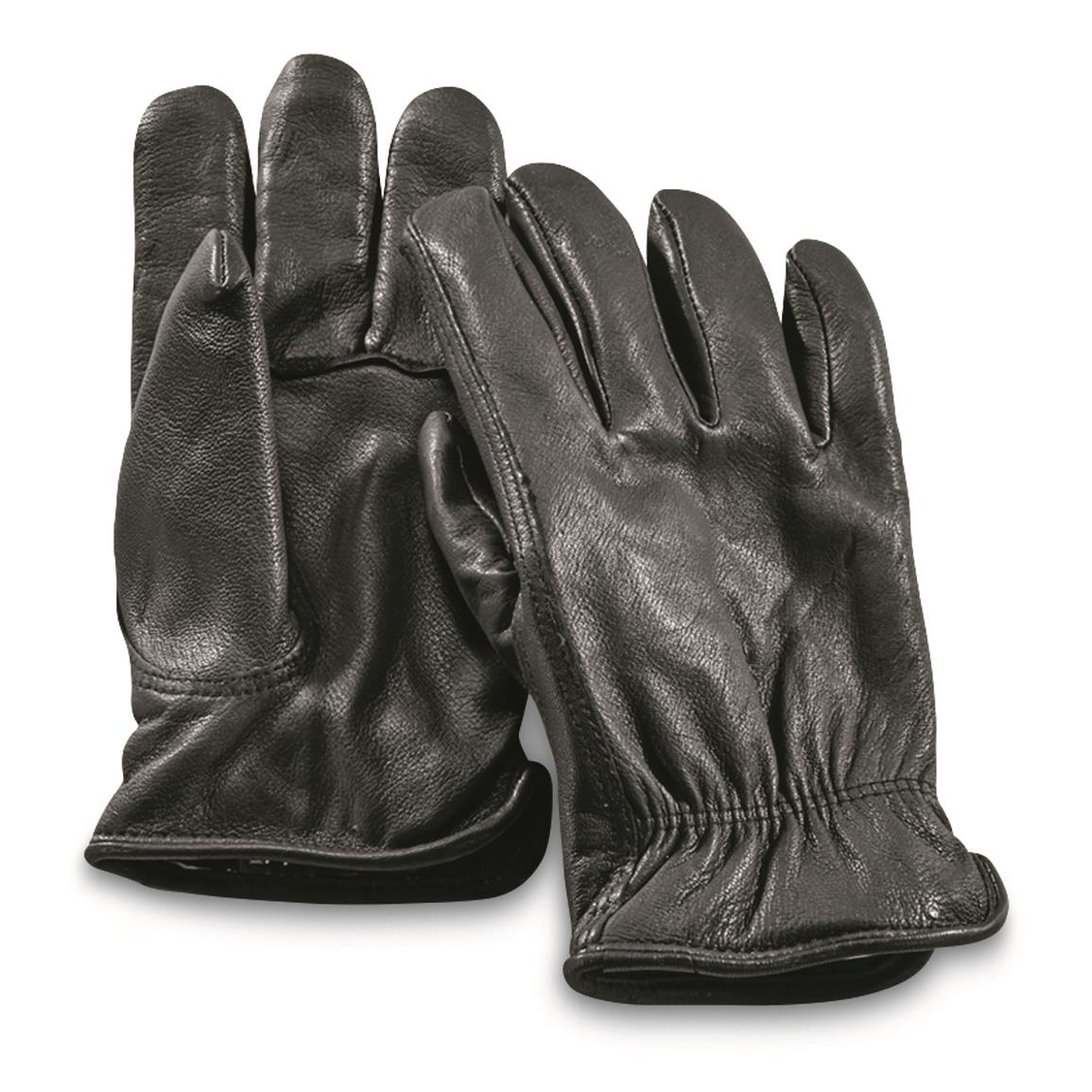 Guide Gear Men's Insulated Leather Gloves - 67743, Gloves & Mittens at