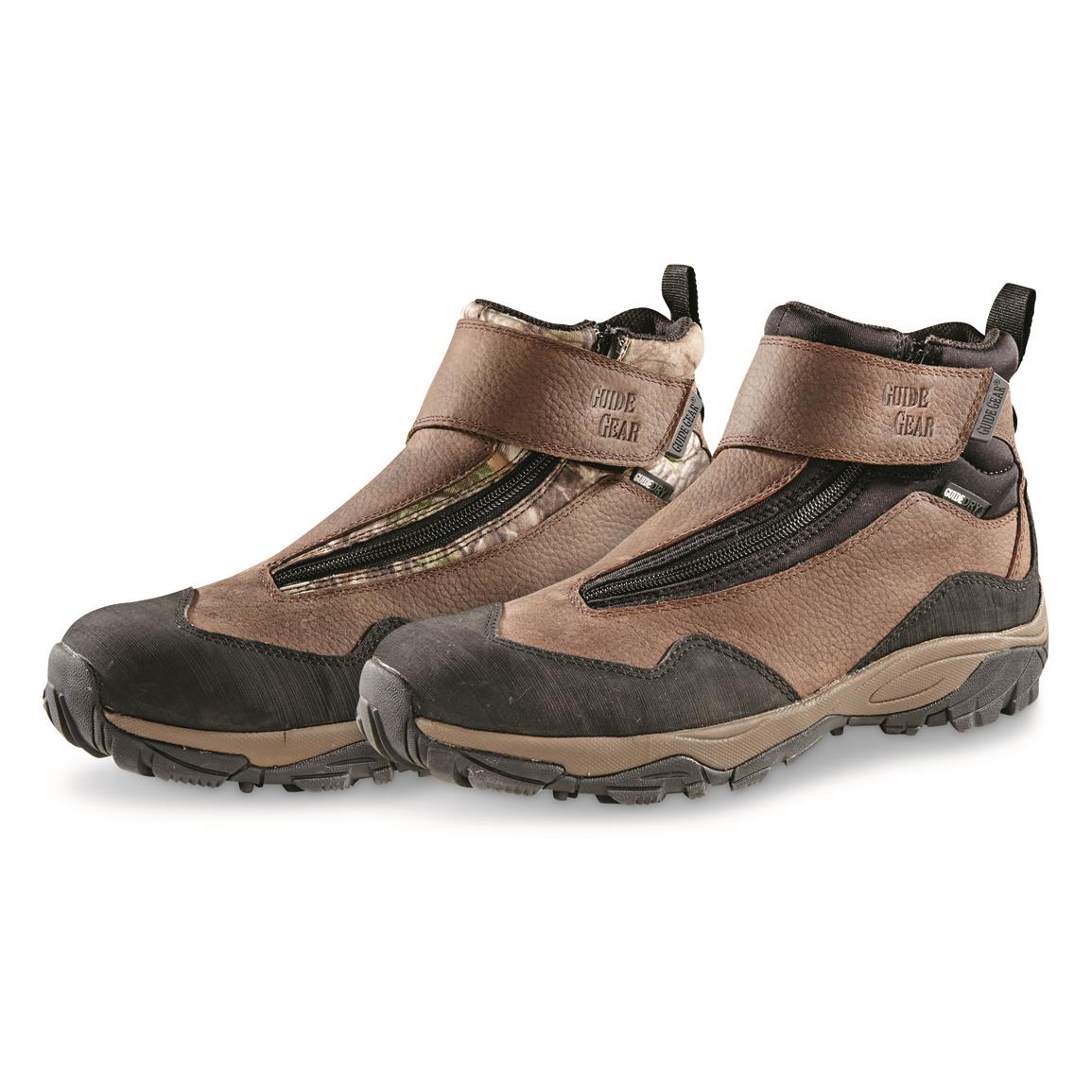 mens zip up hunting boots