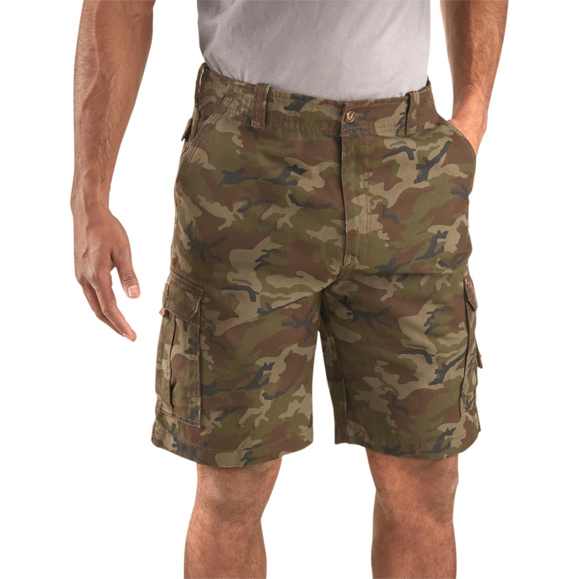 Guide Gear Men's Outdoor Cargo Shorts, Camo