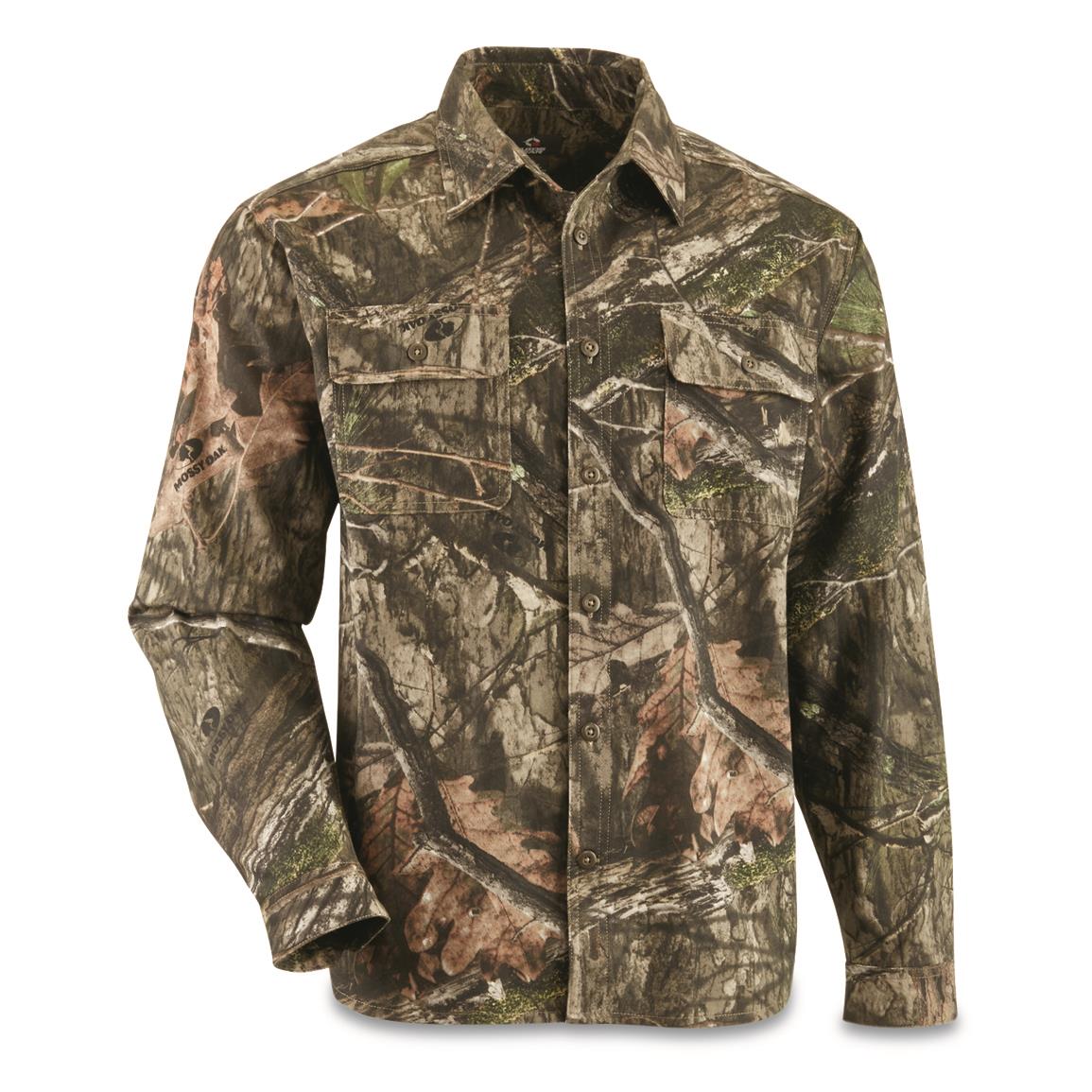 Guide Gear Men's Button Front Hunting Shirt, Mossy Oak® Country DNA™