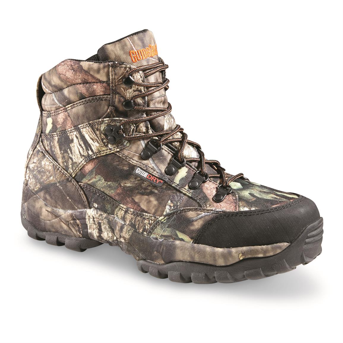 Guide Gear Men's Guidelight II 6" Uninsulated Waterproof Hunting Boots, Mossy Oak Break-up® COUNTRY™