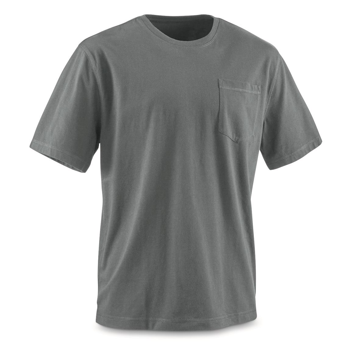Guide Gear Men's Stain Kicker Short Sleeve Pocket T Shirt With Teflon ...