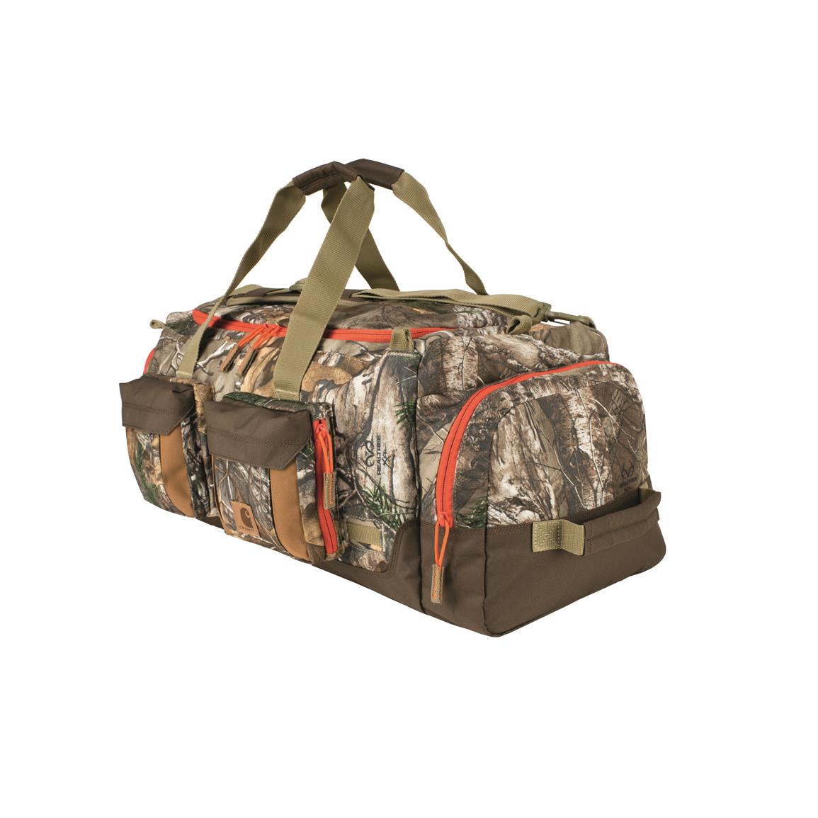 Carhartt Hunt Camo Duffel Bag - 678867, Hunting Backpacks at Sportsman&#39;s Guide