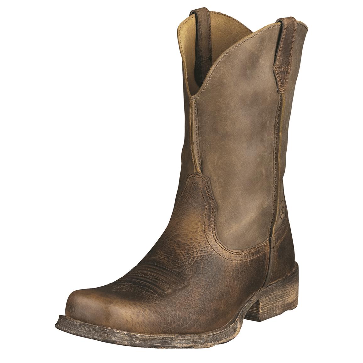 Ariat Men's Rambler Western Boots, Earth/Brown Bomber
