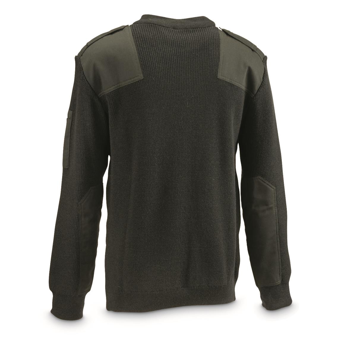 Dutch Military Surplus Commando Sweater, New - 679564, Sweaters at ...