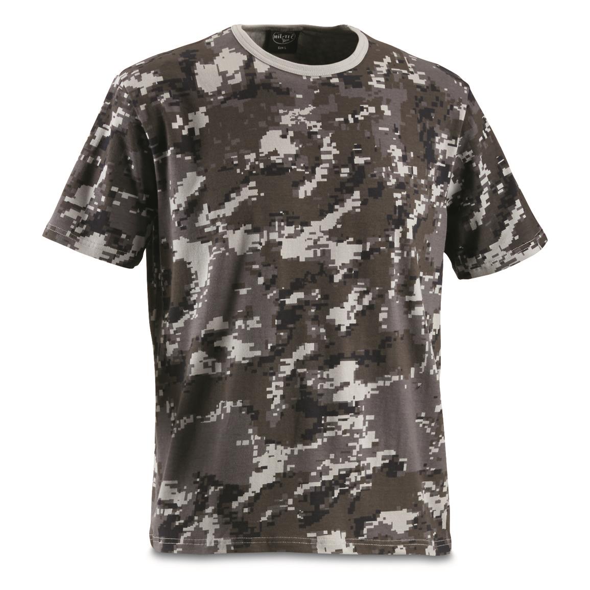 Mil-Tec Black Digital T-Shirt