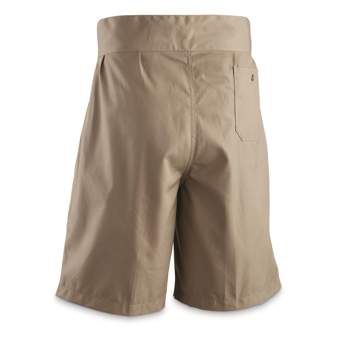 khaki army shorts