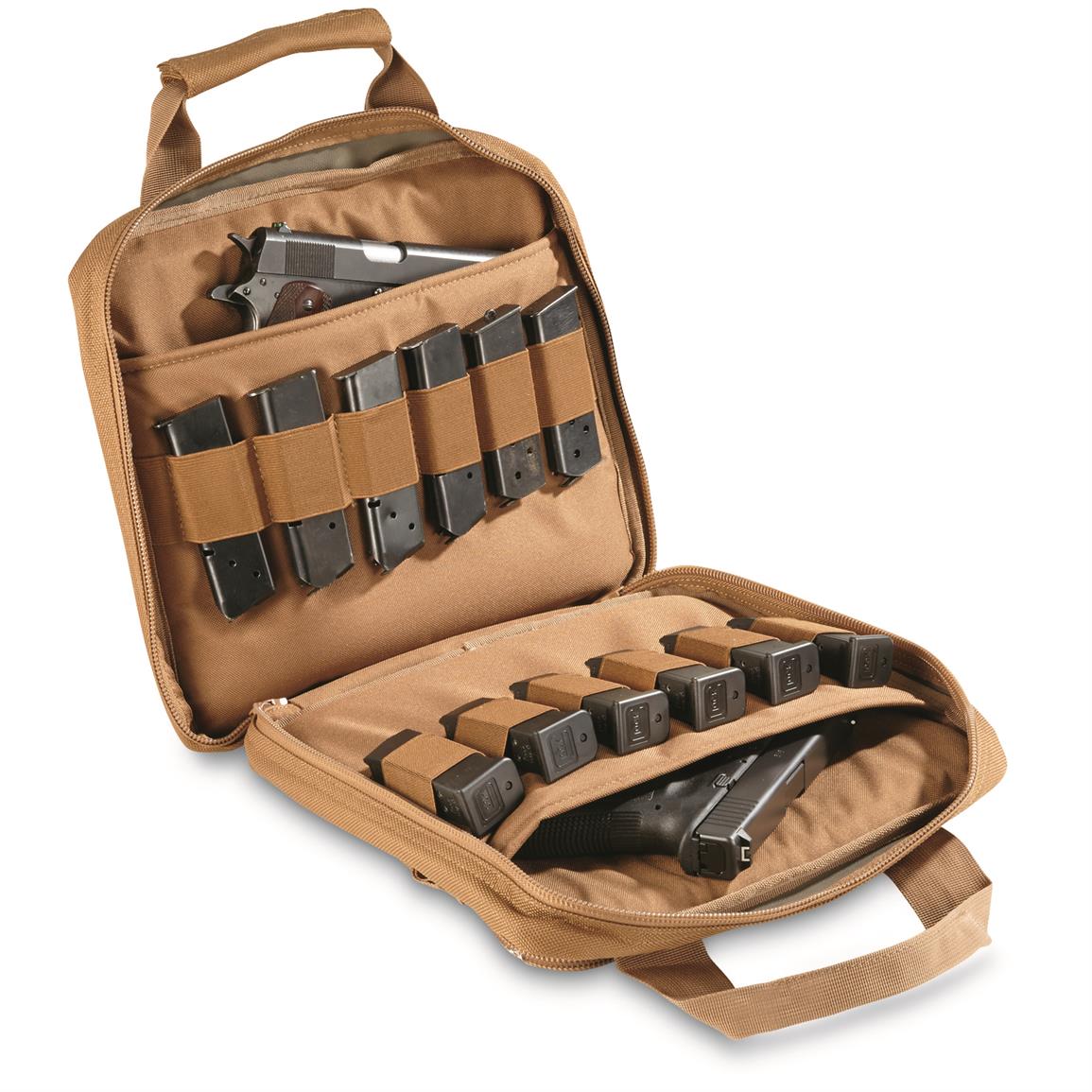 Double Pistol Tactical Gun Case - 680205, Gun Cases at Sportsman's Guide