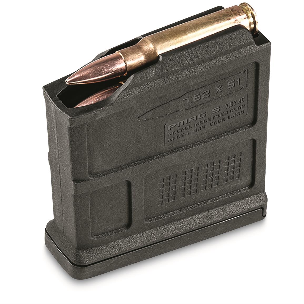 Magpul PMAG 5 7.62AC AICS Short Action Magazine, 7.62x51mm NATO, 5