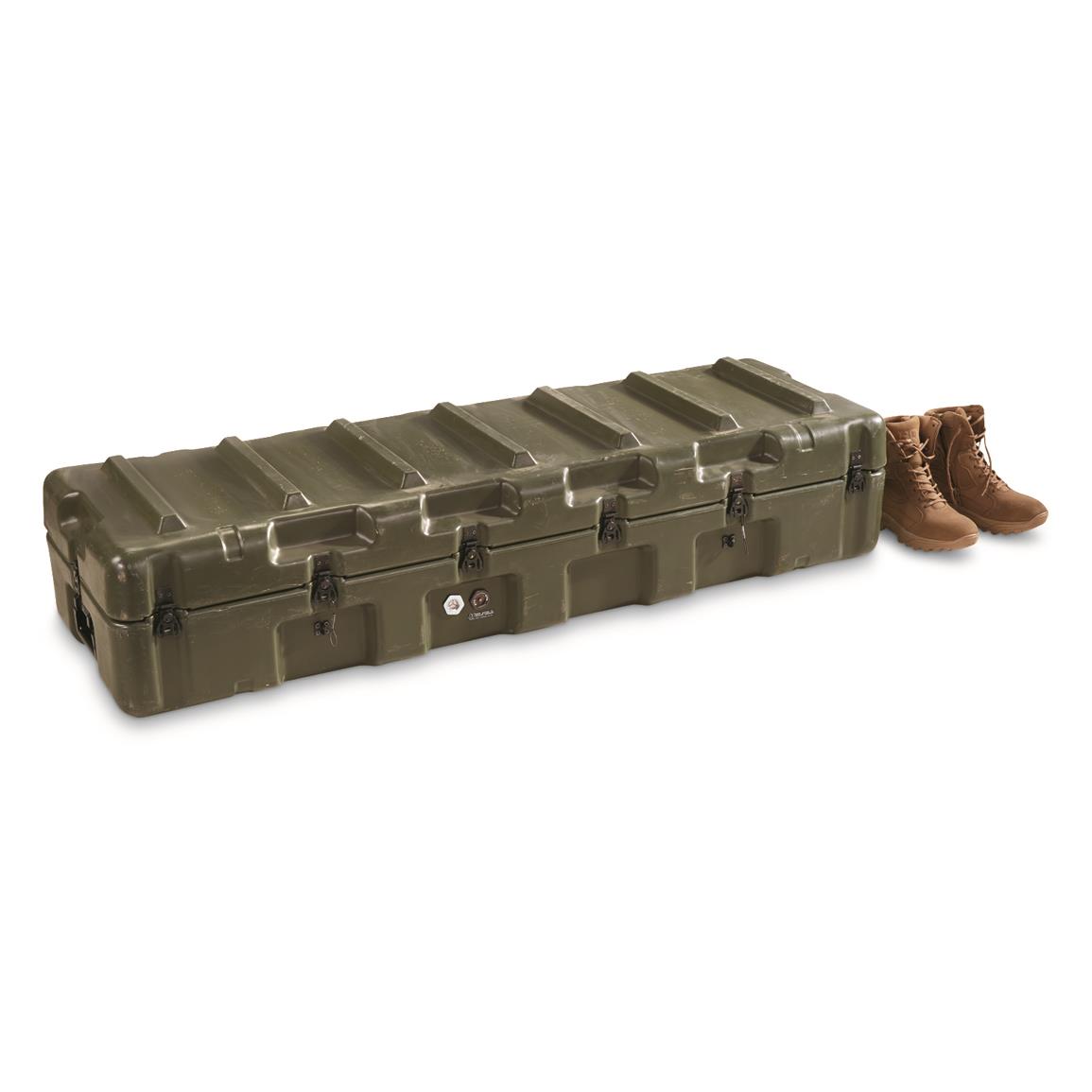 U.s. Military Surplus Hardigg Long Gun Case, Used - 681105, Storage Containers At Sportsman'S Guide