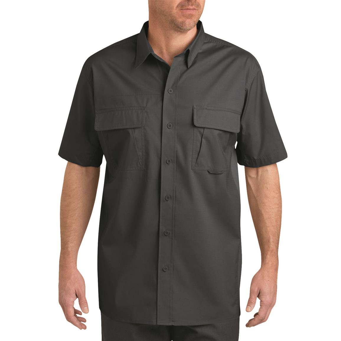 Dickies Men's Short Sleeve Ventilated Ripstop Tactical Shirt - 681130 ...