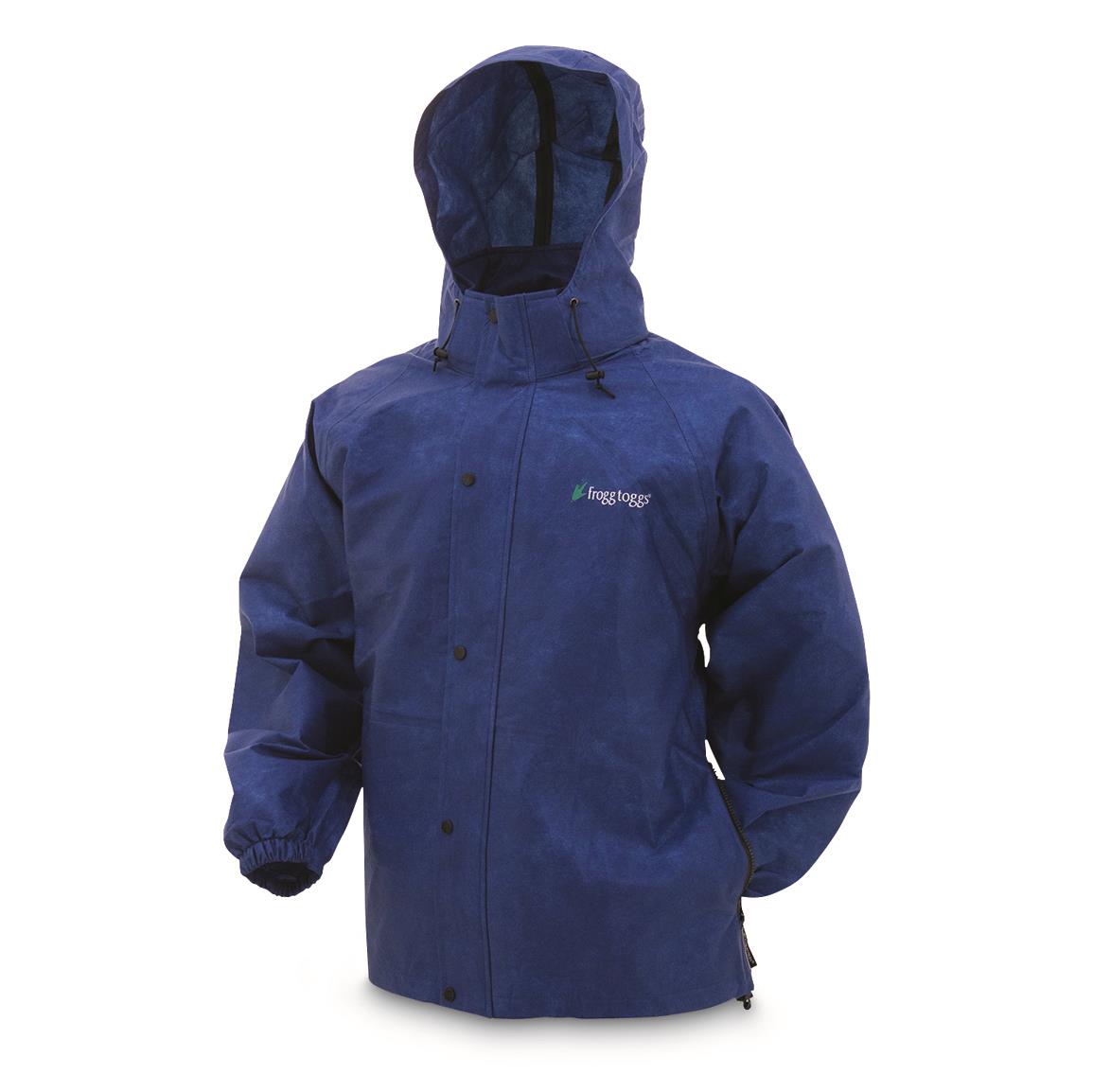 frogg toggs Men's Waterproof Pro Action Jacket, Blue