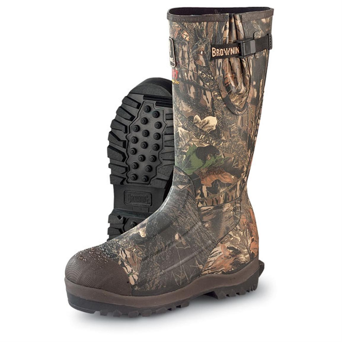 browning rubber hunting boots