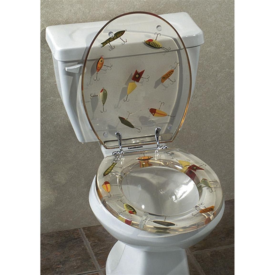  Fishing Lures Toilet Seat - 68757 Gift Baskets at 