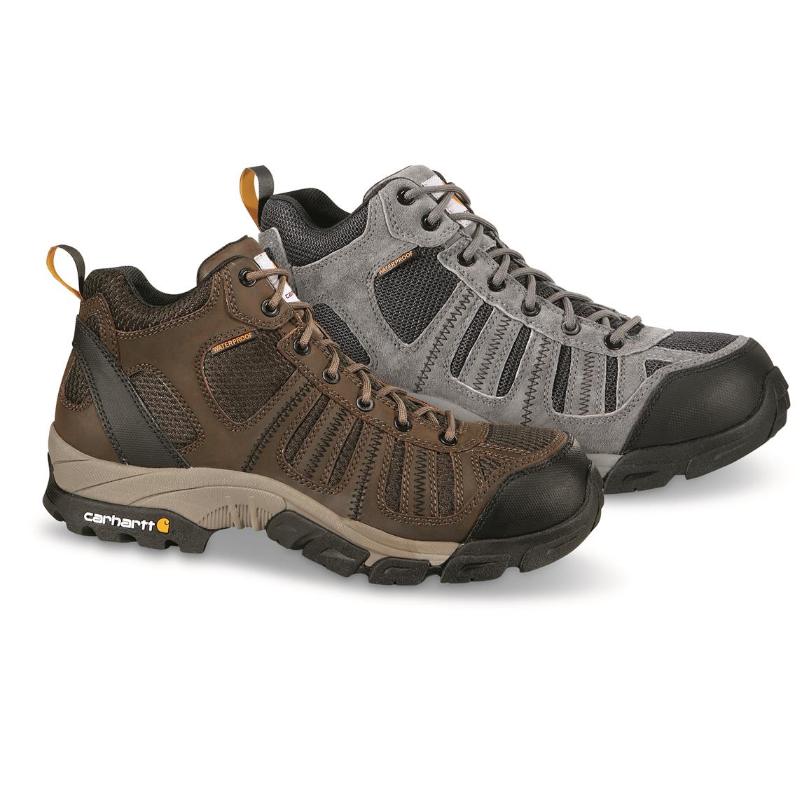 Carhartt Men's Waterproof Lightweight Work Hiker Boots - 689495, Work ...