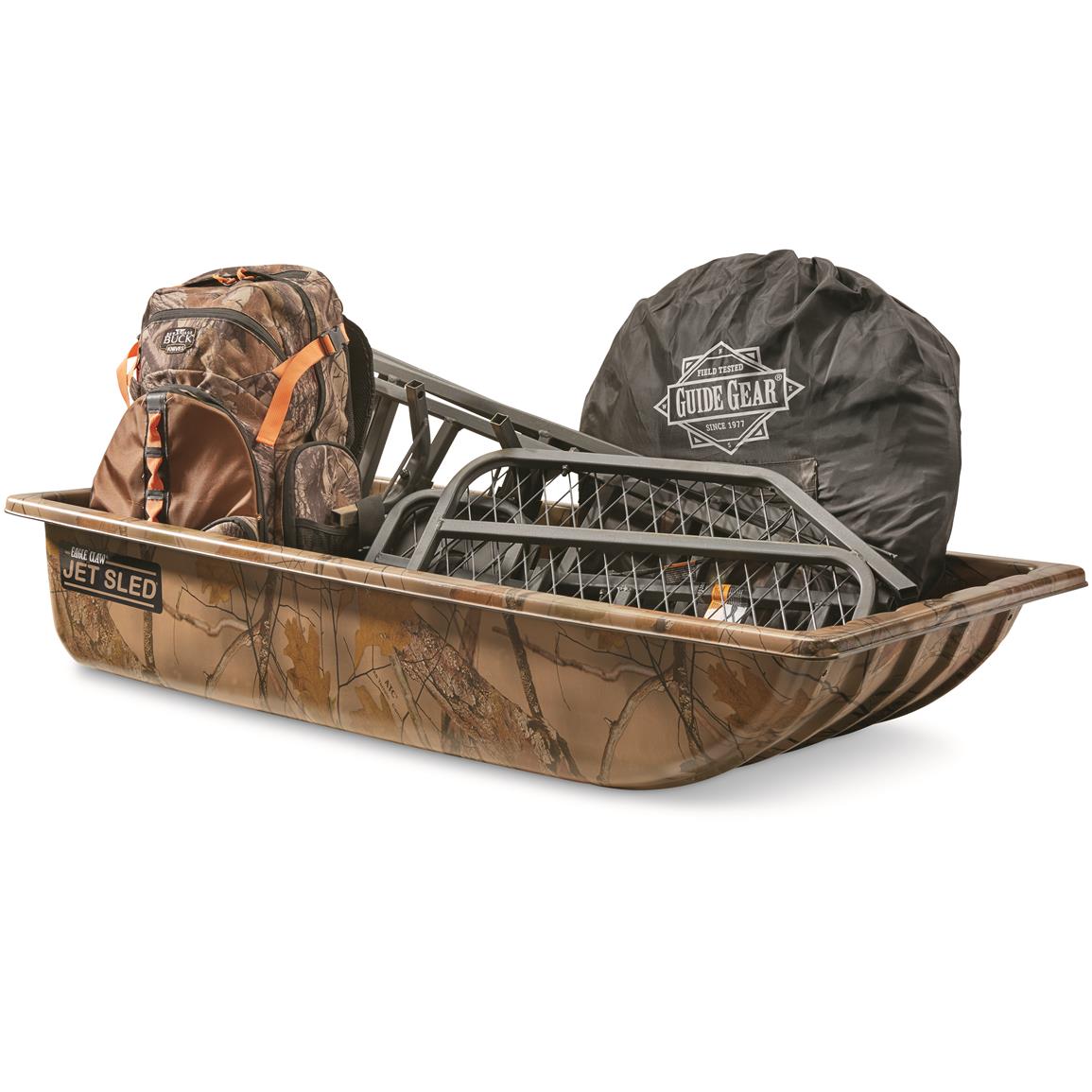 Shappell Camo Jet Sled 1 with SWB3 Sled Wear Bars