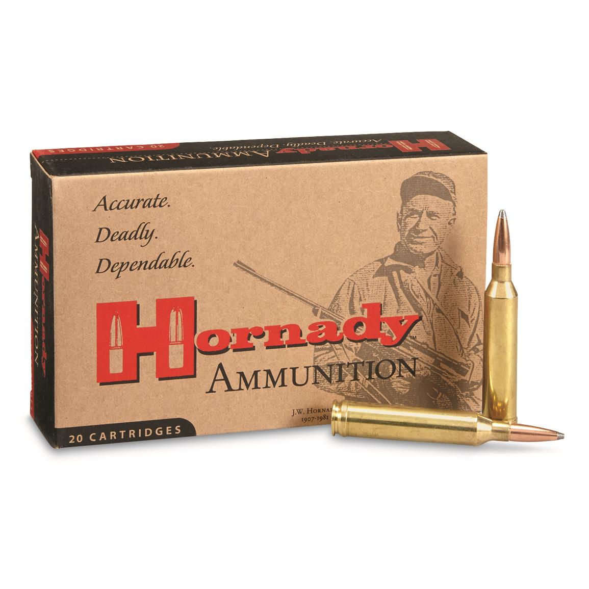 Hornady, .264 Winchester Magnum, InterLock SP, 140 Grain, 20 Rounds